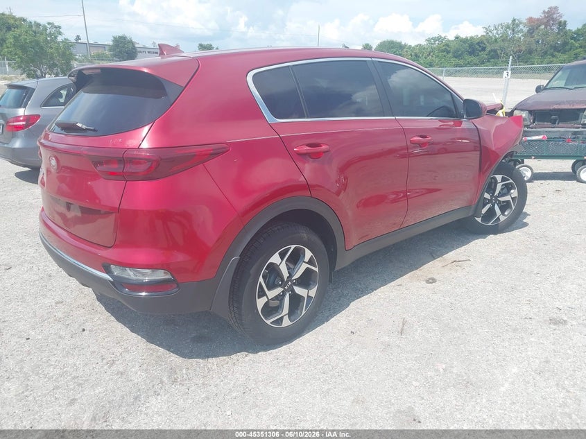 2021 Kia Sportage VIN KNDPM3AC1M7912842 IAAI salvage auction — FRONT END, Salvage Title, sold $2,500 on 2026-07-23 (photo 4)