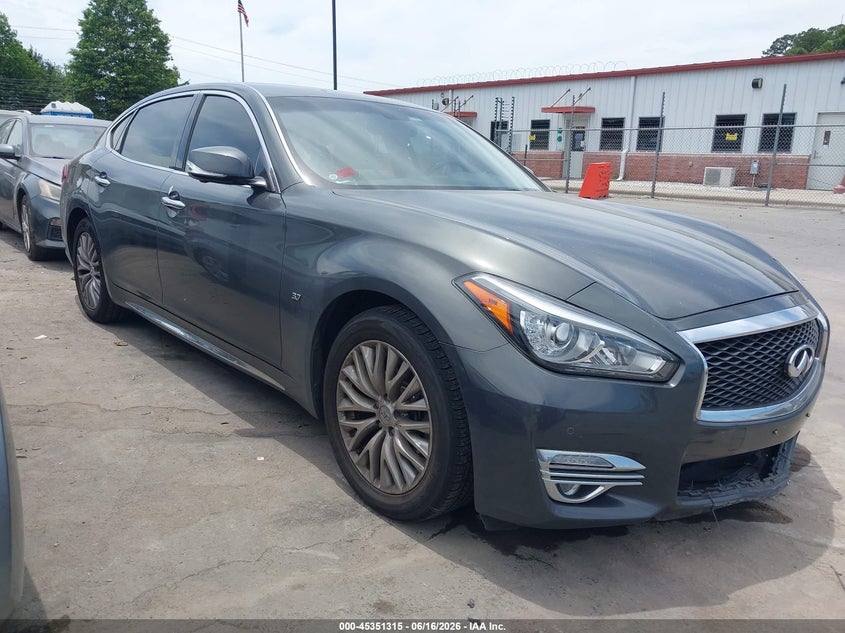 2015 Infiniti Q70 VIN JN1BY1PP8FM600148 IAAI salvage auction — UNDERCARRIAGE, Salvage (North Carolina), sold $3,700 on 2026-07-20 (photo 1)