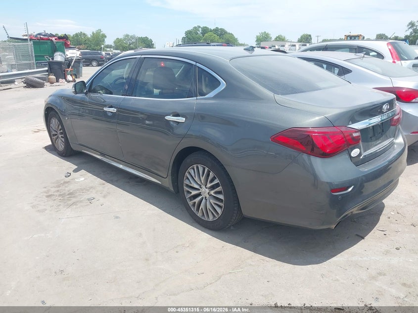 2015 Infiniti Q70 VIN JN1BY1PP8FM600148 IAAI salvage auction — UNDERCARRIAGE, Salvage (North Carolina), sold $3,700 on 2026-07-20 (photo 3)