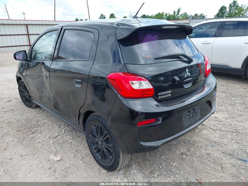 2020 Mitsubishi Mirage VIN ML32A5HJXLH002184 IAAI salvage auction — SIDE, Salvage (Texas), sold $1,500 on 2026-07-30 (photo 3)
