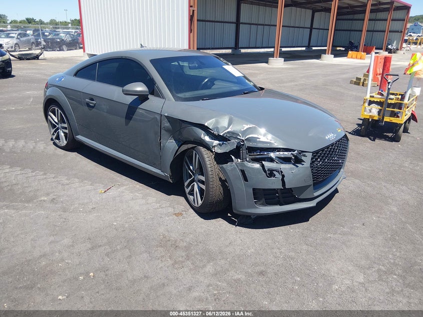 2016 Audi Tt VIN TRUC5AFV9G1019275 IAAI salvage auction — RIGHT FRONT, Salvage (Illinois), sold $4,000 on 2026-07-18 (photo 1)