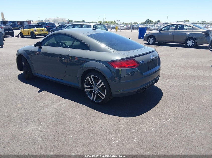 2016 Audi Tt VIN TRUC5AFV9G1019275 IAAI salvage auction — RIGHT FRONT, Salvage (Illinois), sold $4,000 on 2026-07-18 (photo 3)