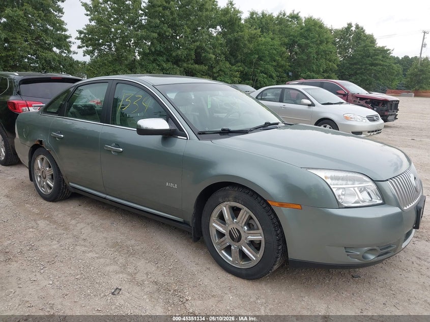 2008 Mercury Sable VIN 1MEHM42WX8G602986 IAAI salvage auction — NORMAL WEAR, Clear-Endorsement (Wisconsin), sold $500 on 2026-09-04 (photo 1)