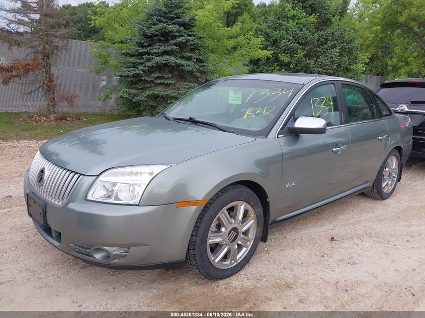 2008 Mercury Sable VIN 1MEHM42WX8G602986 IAAI salvage auction — NORMAL WEAR, Clear-Endorsement (Wisconsin), sold $500 on 2026-09-04 (photo 2)