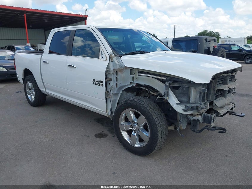 2016 Ram 1500 VIN 1C6RR7LM9GS172439 IAAI salvage auction — RIGHT FRONT, Original (Texas), sold $3,000 on 2026-07-18 (photo 1)
