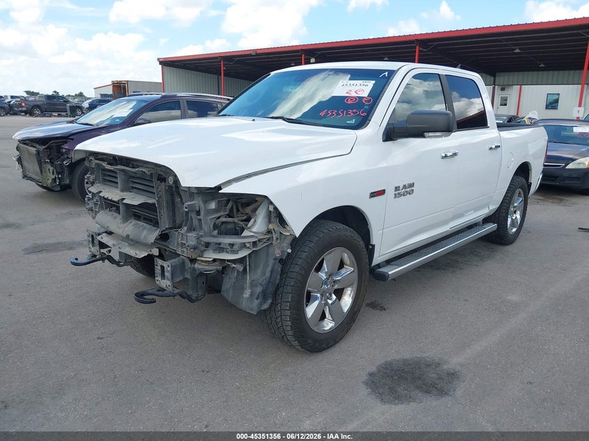 2016 Ram 1500 VIN 1C6RR7LM9GS172439 IAAI salvage auction — RIGHT FRONT, Original (Texas), sold $3,000 on 2026-07-18 (photo 2)