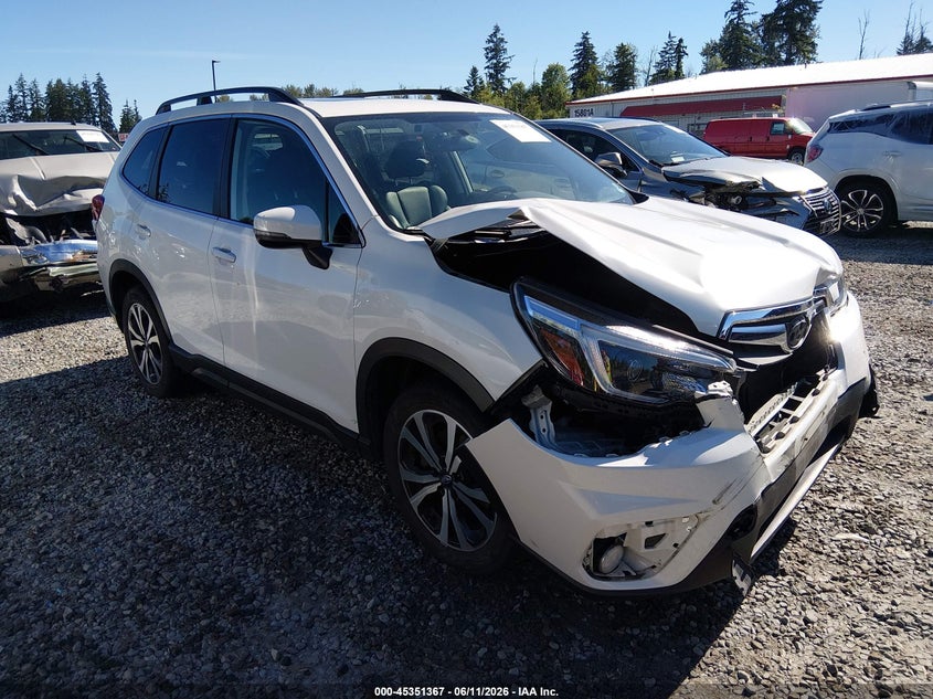 2021 Subaru Forester VIN JF2SKAUC8MH417131 IAAI salvage auction — FRONT END, Bill Of Sale (Washington), sold $4,300 on 2026-07-08 (photo 1)