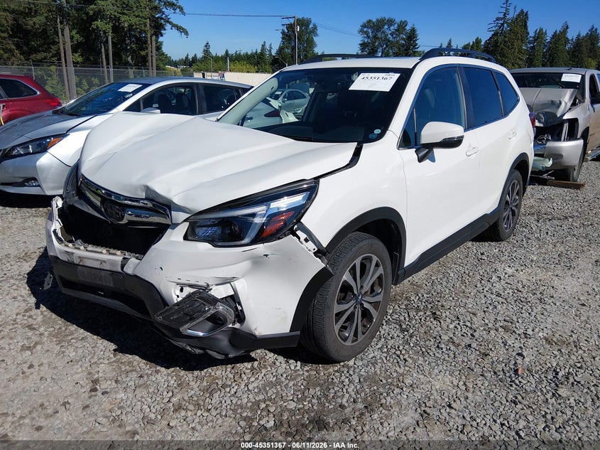 2021 Subaru Forester VIN JF2SKAUC8MH417131 IAAI salvage auction — FRONT END, Bill Of Sale (Washington), sold $4,300 on 2026-07-08 (photo 2)
