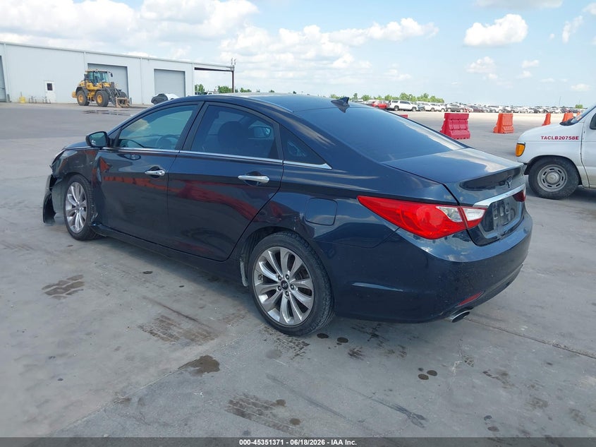 2013 Hyundai Sonata VIN 5NPEC4AC3DH786804 IAAI salvage auction — LEFT SIDE, Salvage (Texas), sold $750 on 2026-07-08 (photo 3)