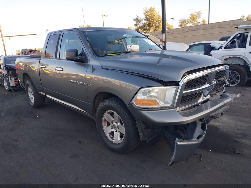2011 Ram VIN 1D7RB1GTXBS637045 IAAI salvage auction — FRONT & REAR, Salvage Certificate (California), sold $2,950 on 2026-07-31 (photo 1)