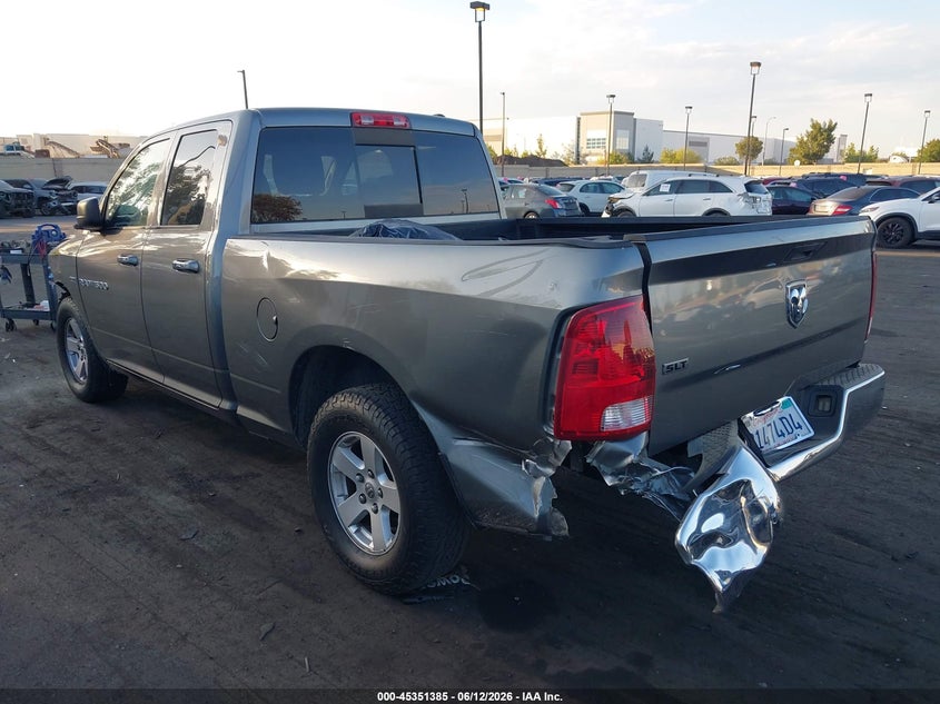 2011 Ram VIN 1D7RB1GTXBS637045 IAAI salvage auction — FRONT & REAR, Salvage Certificate (California), sold $2,950 on 2026-07-31 (photo 3)