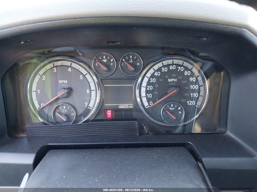 2011 Ram VIN 1D7RB1GTXBS637045 IAAI salvage auction — FRONT & REAR, Salvage Certificate (California), sold $2,950 on 2026-07-31 (photo 7)
