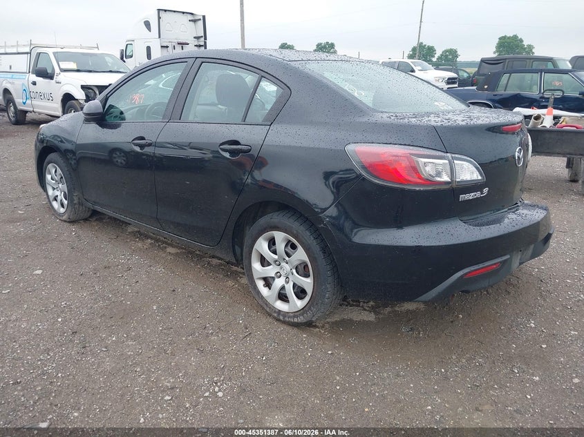 2011 Mazda 3 VIN JM1BL1UG4B1390479 IAAI salvage auction — REAR END, Salvage (Pennsylvania), sold $25 on 2026-07-22 (photo 3)