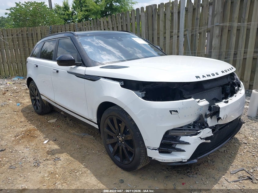 2019 Land rover Range rover velar VIN SALYL2EX8KA219872 IAAI salvage auction — RIGHT FRONT, Salvage (Virginia), sold $11,700 on 2026-07-13 (photo 1)