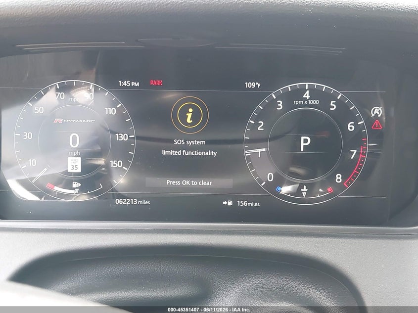 2019 Land rover Range rover velar VIN SALYL2EX8KA219872 IAAI salvage auction — RIGHT FRONT, Salvage (Virginia), sold $11,700 on 2026-07-13 (photo 7)