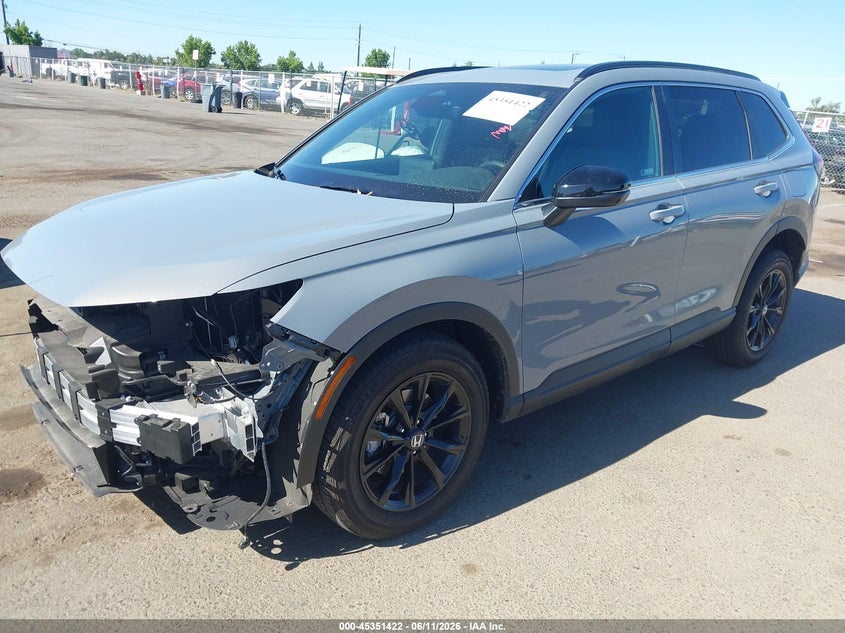 2025 Honda Cr-v VIN 7FARS6H83SE102769 IAAI salvage auction — RIGHT FRONT, Salvage (California), sold $17,100 on 2026-07-29 (photo 2)
