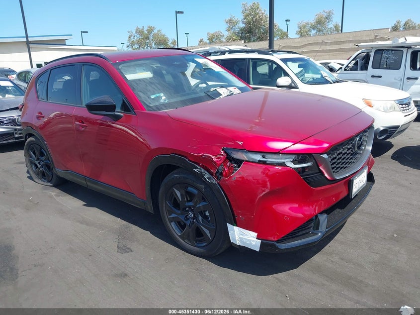 2026 Mazda Cx-5 VIN JM3KMDHA1T0110018 IAAI salvage auction — REAR END, Salvage Certificate (California), sold $6,900 on 2026-07-10 (photo 1)