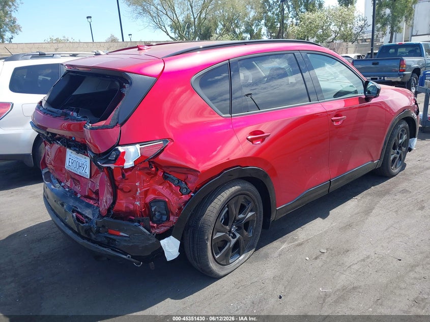 2026 Mazda Cx-5 VIN JM3KMDHA1T0110018 IAAI salvage auction — REAR END, Salvage Certificate (California), sold $6,900 on 2026-07-10 (photo 4)