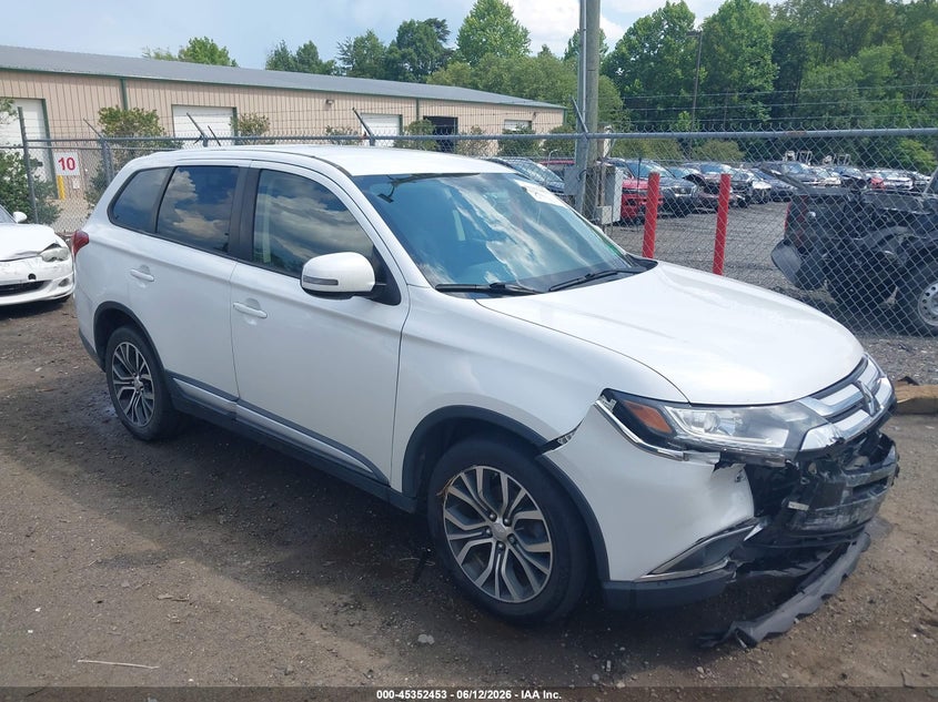 2016 Mitsubishi Outlander VIN JA4AZ3A37GZ012330 IAAI salvage auction — FRONT END, Clear (Virginia), sold $1,450 on 2026-07-18 (photo 1)