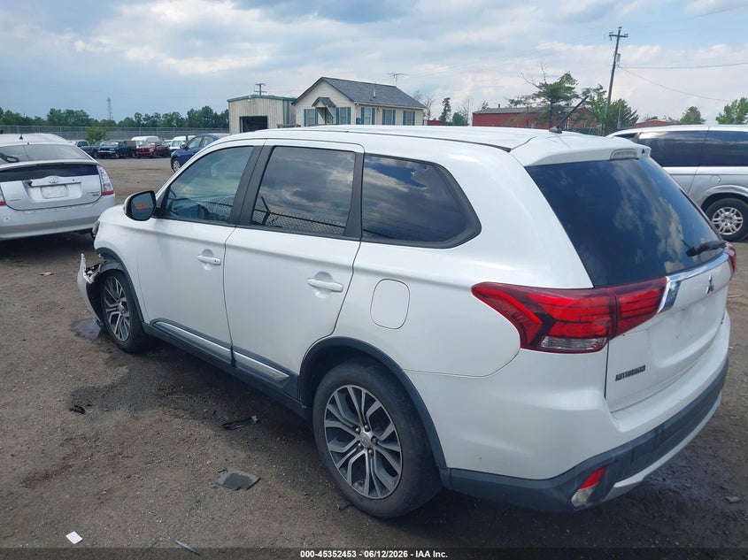 2016 Mitsubishi Outlander VIN JA4AZ3A37GZ012330 IAAI salvage auction — FRONT END, Clear (Virginia), sold $1,450 on 2026-07-18 (photo 3)