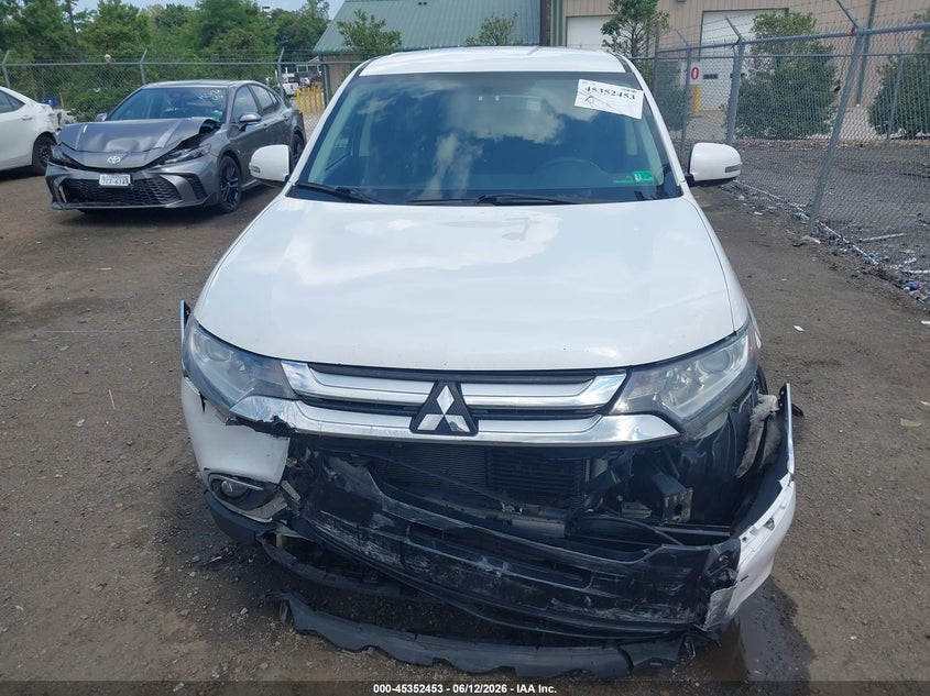 2016 Mitsubishi Outlander VIN JA4AZ3A37GZ012330 IAAI salvage auction — FRONT END, Clear (Virginia), sold $1,450 on 2026-07-18 (photo 6)