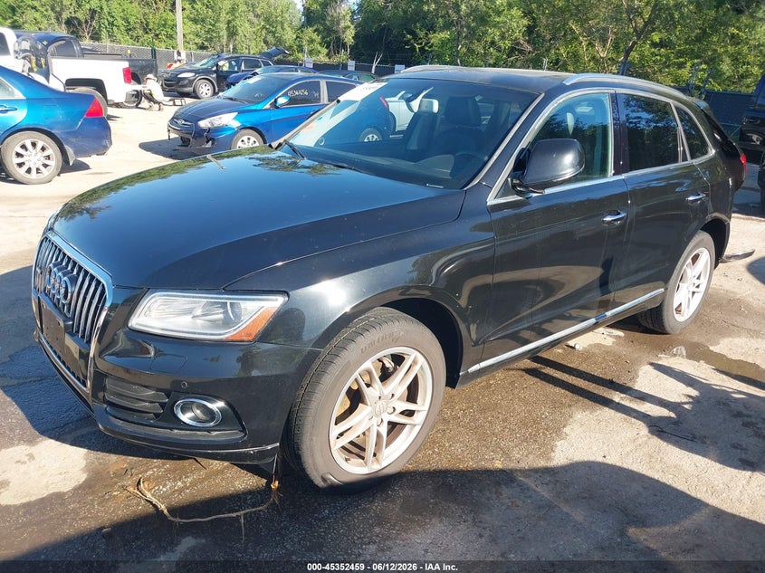 2016 Audi Q5 VIN WA1L2AFP9GA057507 IAAI salvage auction — REAR END, Salvage (Missouri), sold $1,900 on 2026-07-22 (photo 2)