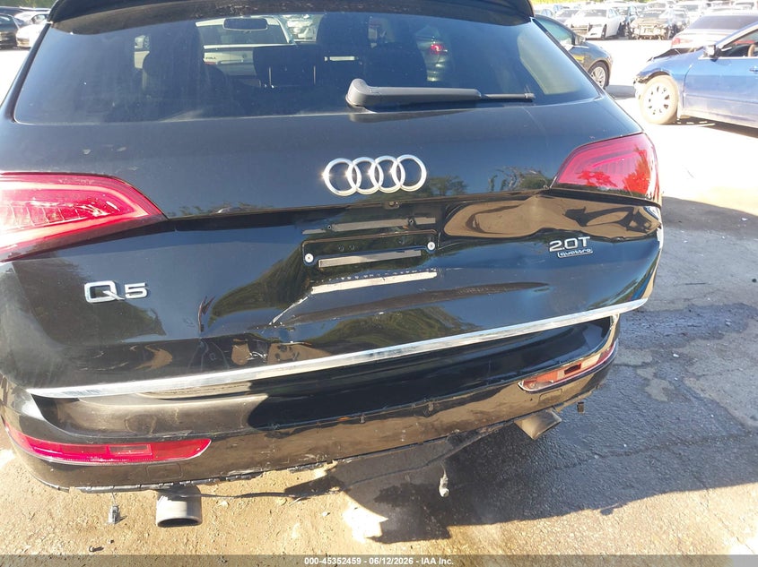 2016 Audi Q5 VIN WA1L2AFP9GA057507 IAAI salvage auction — REAR END, Salvage (Missouri), sold $1,900 on 2026-07-22 (photo 6)