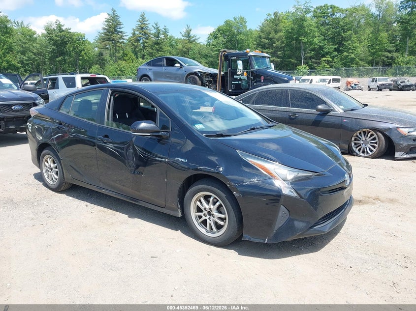 2016 Toyota Prius VIN JTDKARFU4G3522126 IAAI salvage auction — SIDE, Salvage (Massachusetts), sold $3,700 on 2026-07-10 (photo 1)