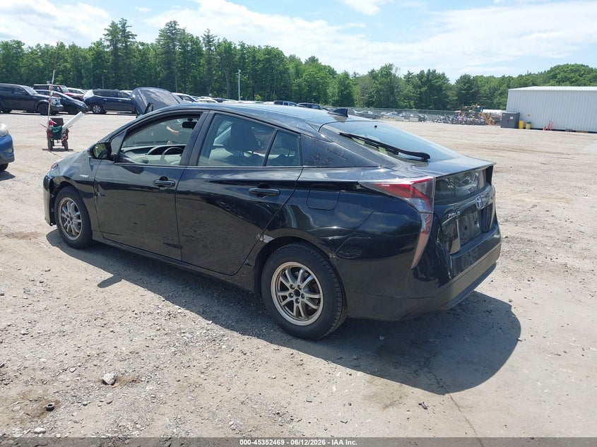 2016 Toyota Prius VIN JTDKARFU4G3522126 IAAI salvage auction — SIDE, Salvage (Massachusetts), sold $3,700 on 2026-07-10 (photo 3)