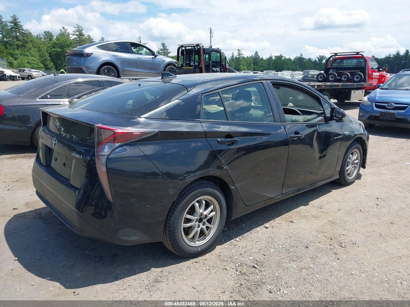 2016 Toyota Prius VIN JTDKARFU4G3522126 IAAI salvage auction — SIDE, Salvage (Massachusetts), sold $3,700 on 2026-07-10 (photo 4)