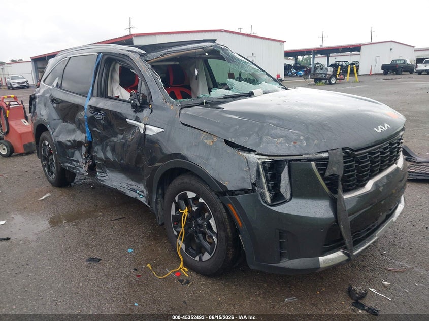 2024 Kia Sorento VIN 5XYRL4JC1RG279013 IAAI salvage auction — ROLLOVER, Salvage (Louisiana), sold $2,250 on 2026-07-30 (photo 1)