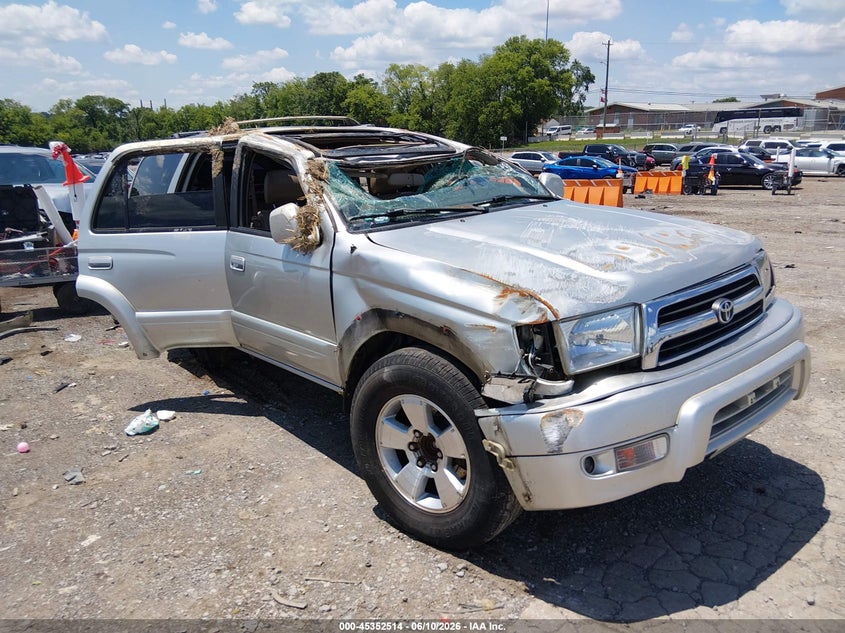 2000 Toyota 4runner VIN JT3GN87R9Y0148036 IAAI salvage auction — ROLLOVER, Clear (Tennessee), sold $350 on 2026-07-16 (photo 1)