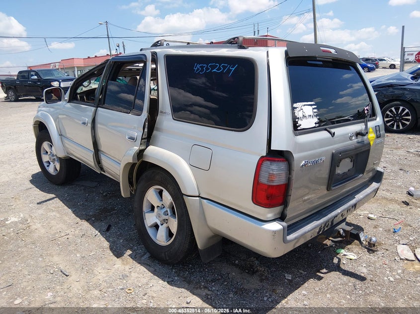 2000 Toyota 4runner VIN JT3GN87R9Y0148036 IAAI salvage auction — ROLLOVER, Clear (Tennessee), sold $350 on 2026-07-16 (photo 3)