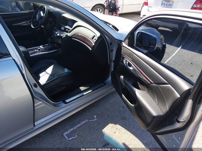 2013 Infiniti M VIN JN1BY1AP6DM511295 IAAI salvage auction — SIDE, Salvage (Texas), sold $125 on 2026-07-28 (photo 5)