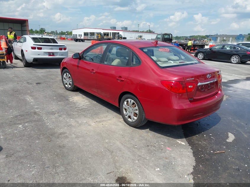 2010 Hyundai Elantra VIN KMHDU4ADXAU984844 IAAI salvage auction — RIGHT FRONT, Salvage (Missouri), sold $450 on 2026-07-28 (photo 3)