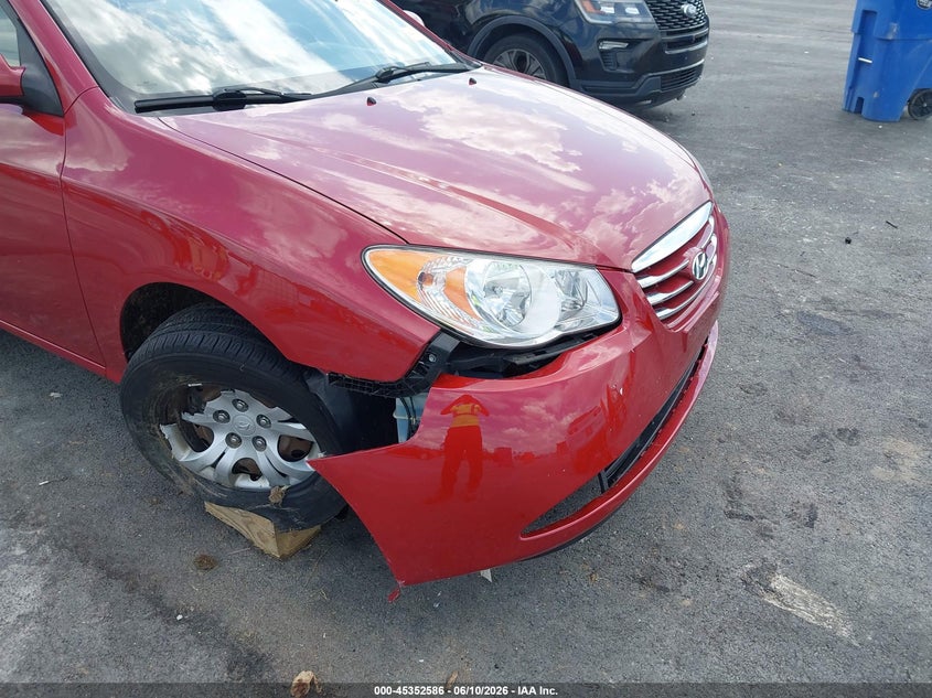 2010 Hyundai Elantra VIN KMHDU4ADXAU984844 IAAI salvage auction — RIGHT FRONT, Salvage (Missouri), sold $450 on 2026-07-28 (photo 6)