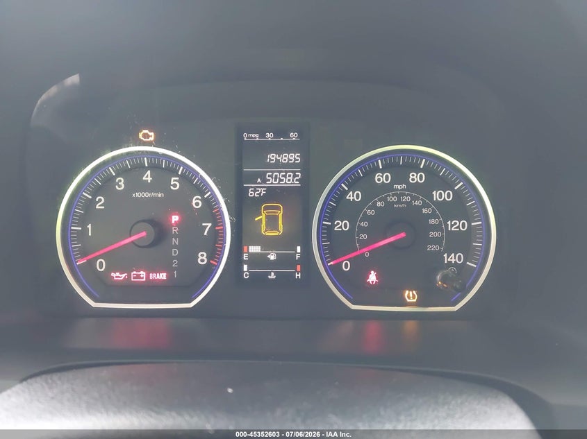 2007 Honda Cr-v VIN JHLRE48597C062962 IAAI salvage auction — ALL OVER, Clear (New York), sold $700 on 2026-07-30 (photo 7)