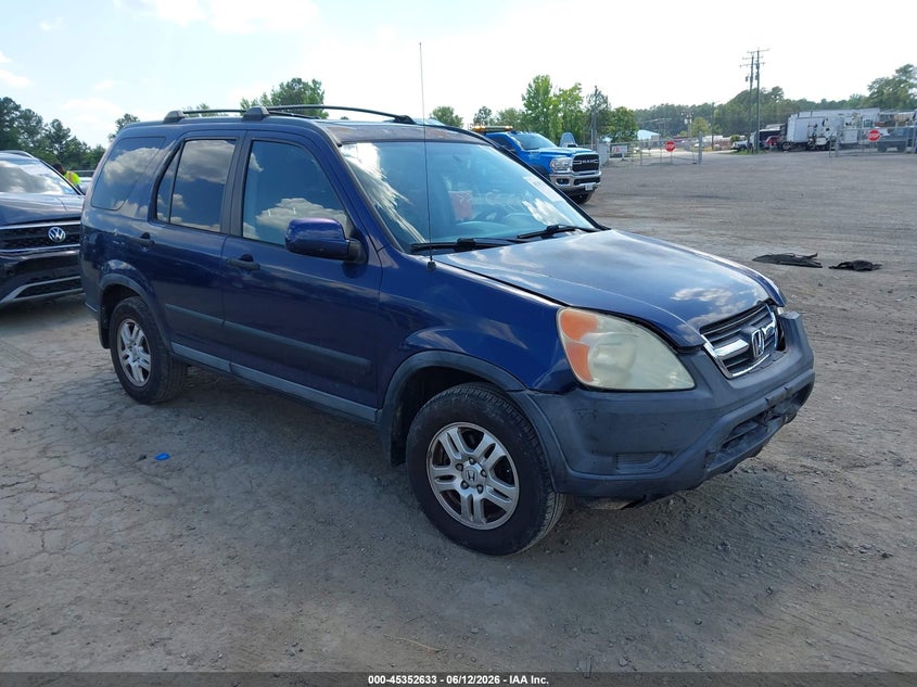 2004 Honda Cr-v VIN SHSRD78884U256563 IAAI salvage auction — FRONT END, Clear (Virginia), sold $1,200 on 2026-07-10 (photo 1)