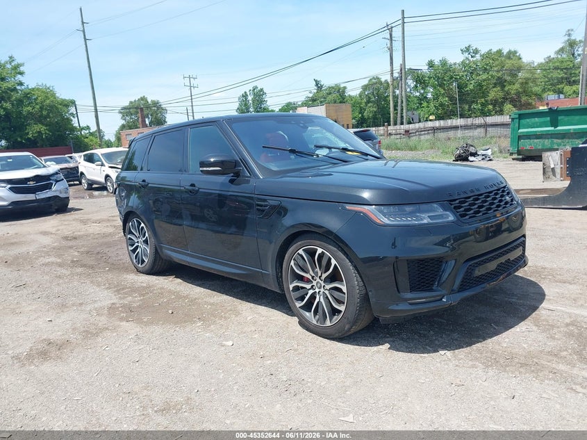 2019 Land rover Range rover sport VIN SALWV2SV7KA847927 IAAI salvage auction — REAR END, Salvage Title, sold $16,300 on 2026-07-23 (photo 1)