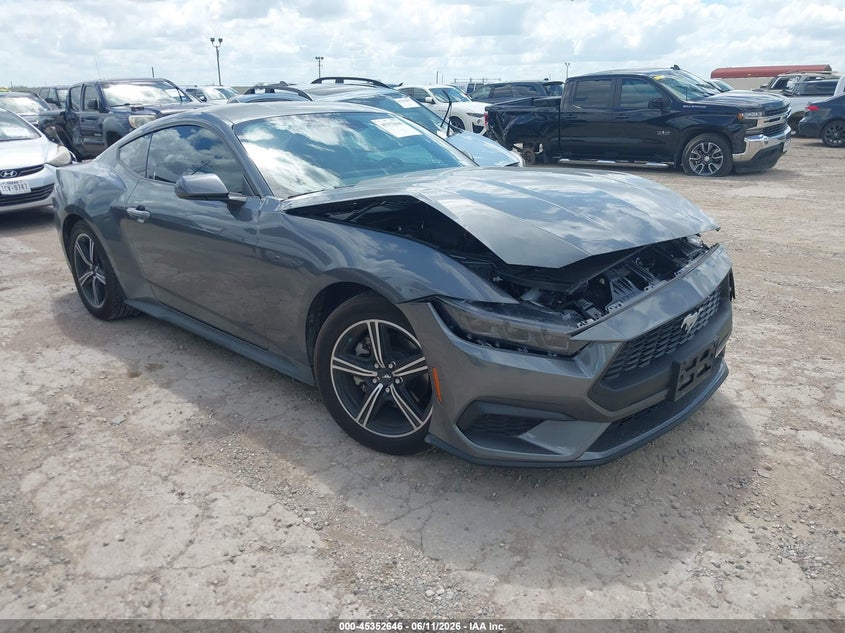 2025 Ford Mustang VIN 1FA6P8TH5S5119597 IAAI salvage auction — FRONT END, Salvage Title, sold $8,200 on 2026-07-29 (photo 1)