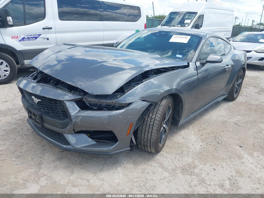 2025 Ford Mustang VIN 1FA6P8TH5S5119597 IAAI salvage auction — FRONT END, Salvage Title, sold $8,200 on 2026-07-29 (photo 2)