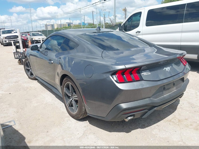 2025 Ford Mustang VIN 1FA6P8TH5S5119597 IAAI salvage auction — FRONT END, Salvage Title, sold $8,200 on 2026-07-29 (photo 3)