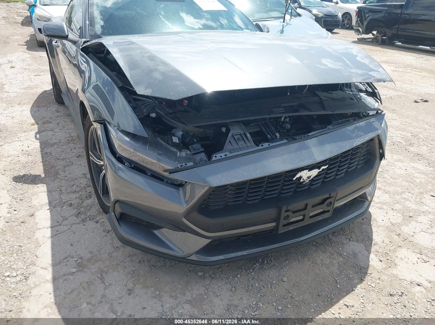 2025 Ford Mustang VIN 1FA6P8TH5S5119597 IAAI salvage auction — FRONT END, Salvage Title, sold $8,200 on 2026-07-29 (photo 6)