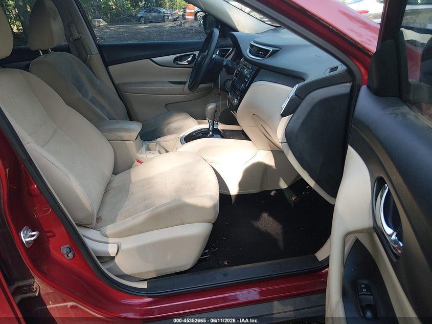 2016 Nissan Rogue VIN KNMAT2MT3GP646601 IAAI salvage auction — FRONT END, Salvage Title, sold $1,100 on 2026-07-14 (photo 5)