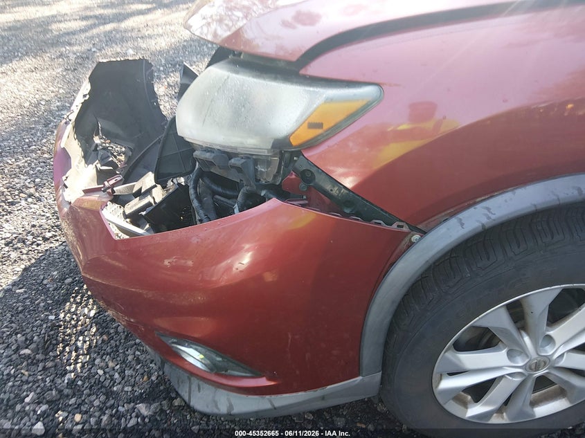 2016 Nissan Rogue VIN KNMAT2MT3GP646601 IAAI salvage auction — FRONT END, Salvage Title, sold $1,100 on 2026-07-14 (photo 6)