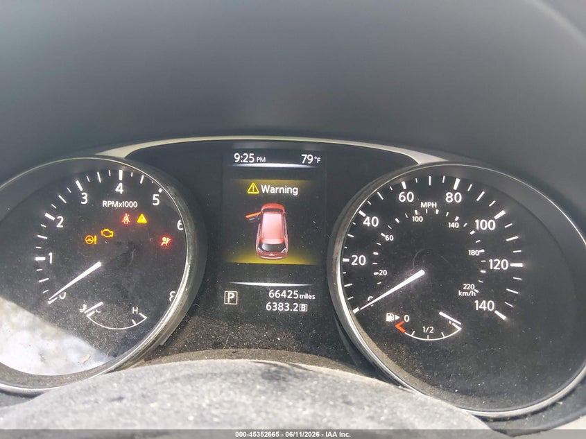 2016 Nissan Rogue VIN KNMAT2MT3GP646601 IAAI salvage auction — FRONT END, Salvage Title, sold $1,100 on 2026-07-14 (photo 7)