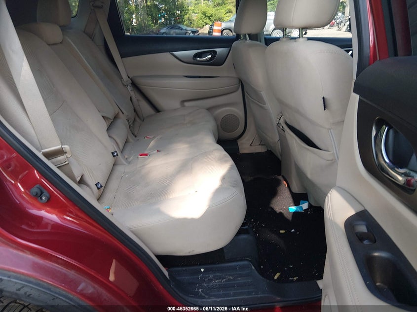 2016 Nissan Rogue VIN KNMAT2MT3GP646601 IAAI salvage auction — FRONT END, Salvage Title, sold $1,100 on 2026-07-14 (photo 8)