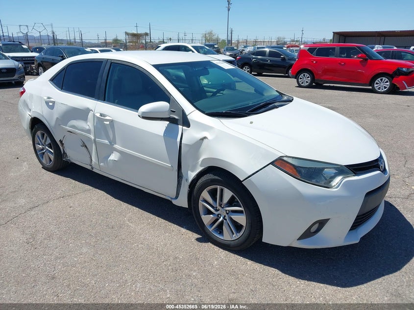 2014 Toyota Corolla VIN 5YFBPRHE3EP123393 IAAI salvage auction — RIGHT SIDE, Salvage (Arizona), sold $3,100 on 2026-07-09 (photo 1)