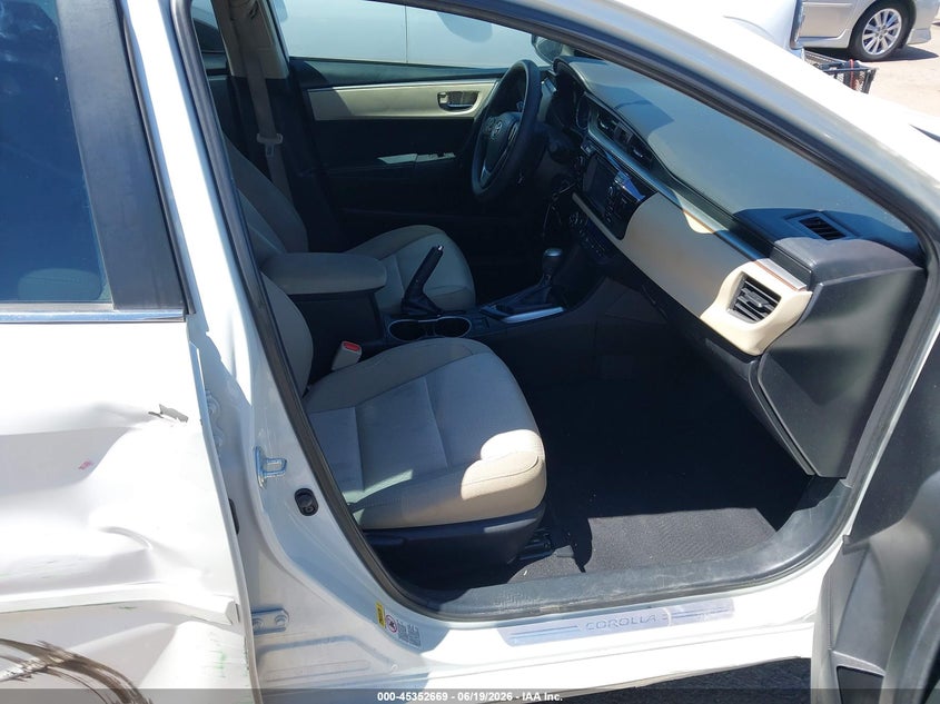 2014 Toyota Corolla VIN 5YFBPRHE3EP123393 IAAI salvage auction — RIGHT SIDE, Salvage (Arizona), sold $3,100 on 2026-07-09 (photo 5)