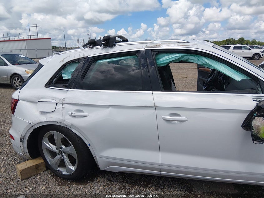 2021 Audi Q5 VIN WA1BAAFY9M2106153 IAAI salvage auction — ROLLOVER, Salvage (Louisiana), sold $3,625 on 2026-07-22 (photo 6)